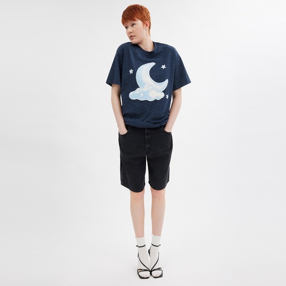 Signature Moon Relaxed T Shirt In Organic Cotton - Picture 10 of 10